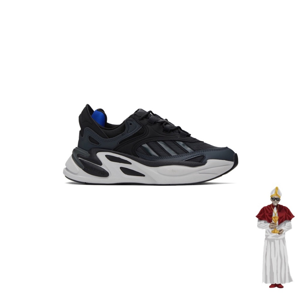 Adidas Originals Black & Gray Ozmorph Sneakers